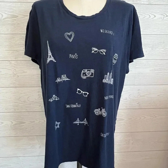 Gap navy t-shirt Size XXL - Picture 1 of 10